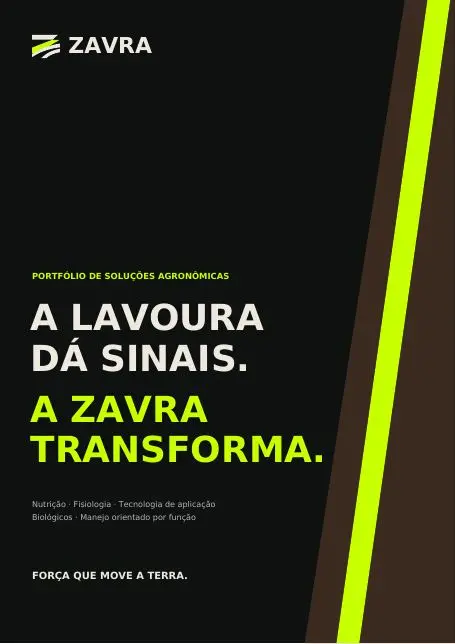 Capa do Catálogo Comercial ZAVRA 2026